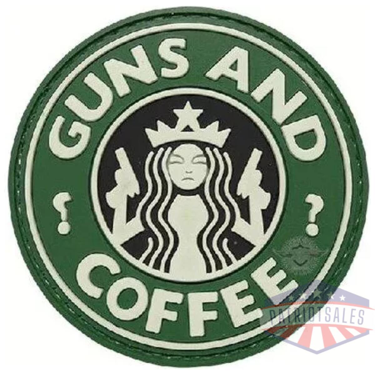 Tsp-6786000 - guns & coffee morale patch - tsp 6786000