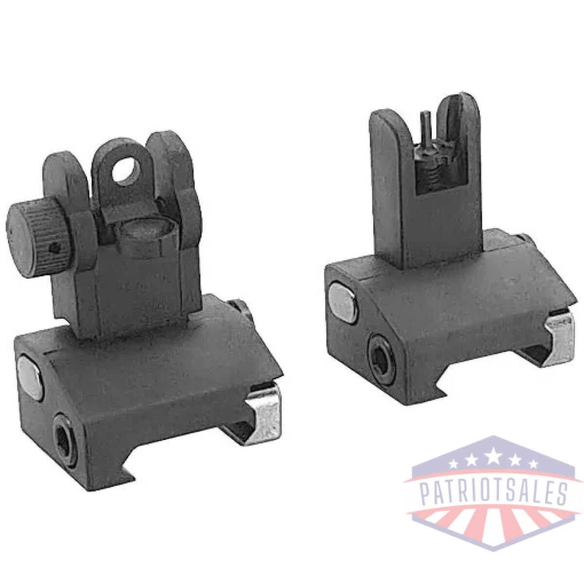 Tsps7b - je flip-up front and rear - polymer sight set black - tsps7b