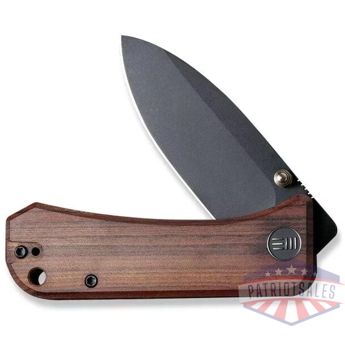 We-2004k - weknife banter thumb stud knife wood handle (2. 9"" cpm s35vn blade) 2004k - we 2004k