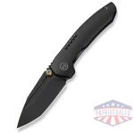 WEKNIFE Micro Trogon Thumb Stud Knife Black Titanium Handle