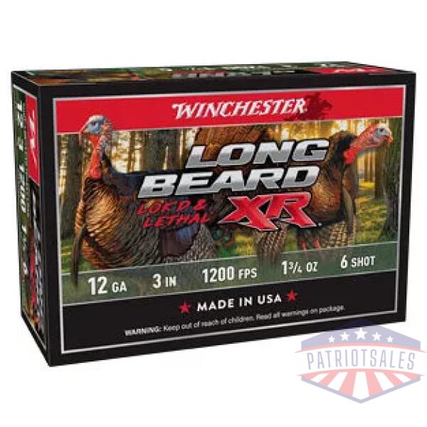 WIN LB XR TRKY 12GA 3" #6 1.75OZ 10/