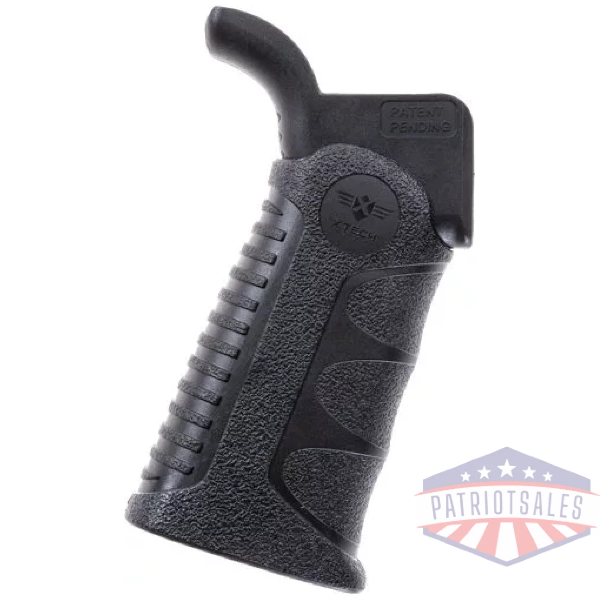 Xtt117blkatg20. Webp - xtech tactical adjustable grip - ar15/m4 mil-spec w/ texture - xtt117blkatg20