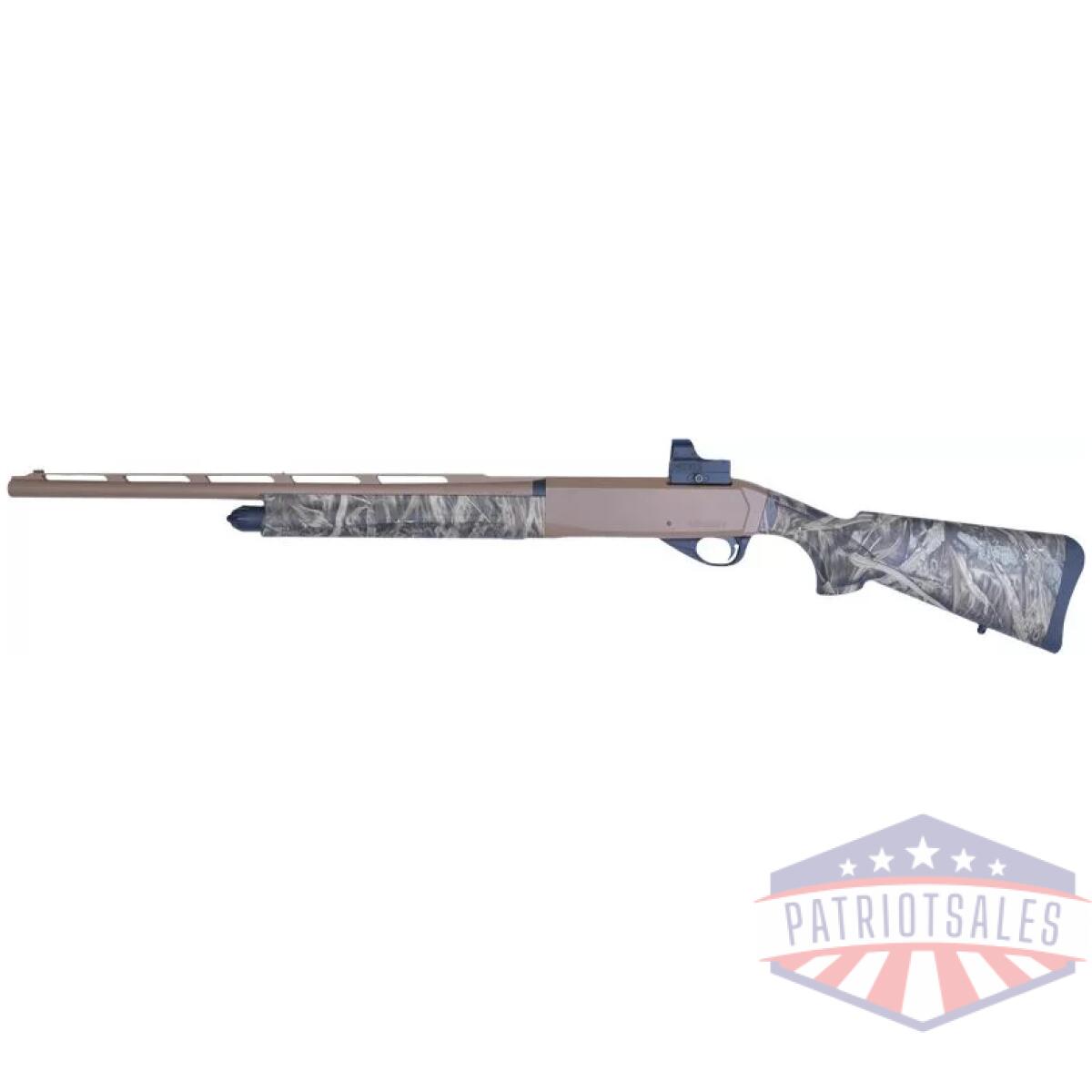 G390155_left - girsan mc312 12ga. 24" gobbler - red dot 3. 5" camo w/fo frnt st - g390155 left