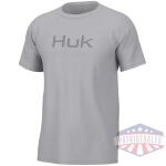 Huk Logo Short Sleeve Shirt Harbor Mist L