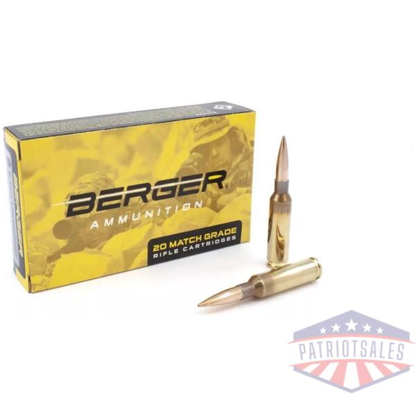 Berger Bullets Hybrid OTM Tactical Match Grade Ammunition  6.5 Creedmoor 130 gr 2921 fps 20/ct