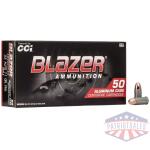 CCI Blazer Aluminum Handgun Ammunition .32 ACP 71 gr TMJ 900 fps 50/box