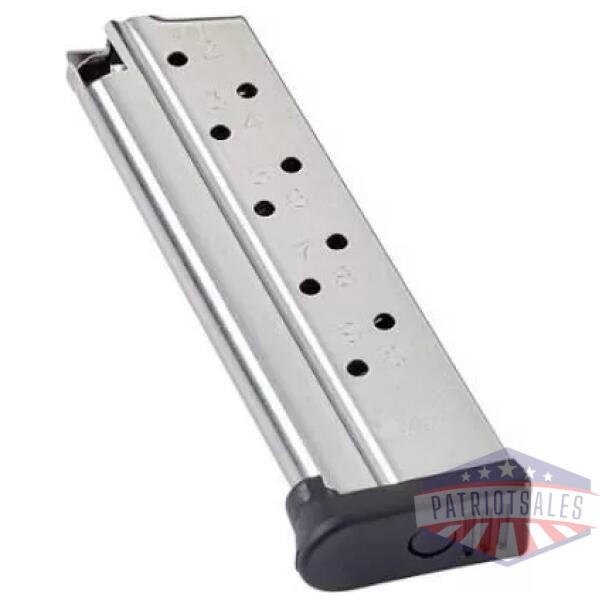 Chip McCormick Range Pro Full-Size 1911 Handgun Magazine Stainless 9mm Luger 10/rd