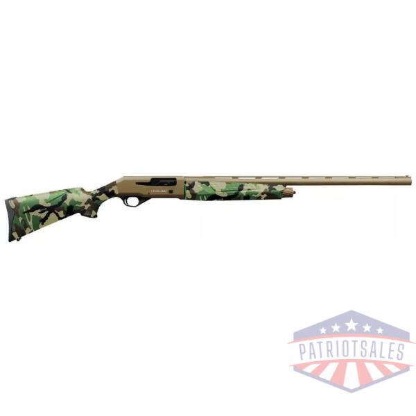 Charles Daly 601 Semi-Auto Shotgun 12ga 4rd 28" Barrel Woodlands Camo/FDE