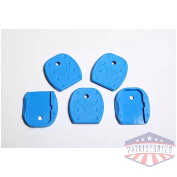 TangoDown Vickers Tactical Magazine Floor Plates for Glock 5pk Blue
