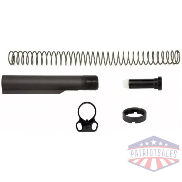 TacFire AR-10 Carbine Buffer Tube Kit with Ambi Dual Loop Sling Adapter