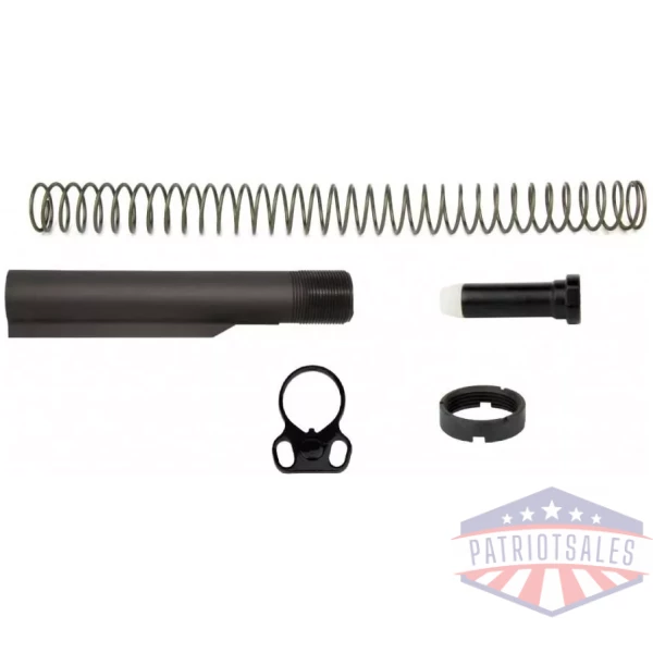 TacFire AR-10 Carbine Buffer Tube Kit with Ambi Dual Loop Sling Adapter