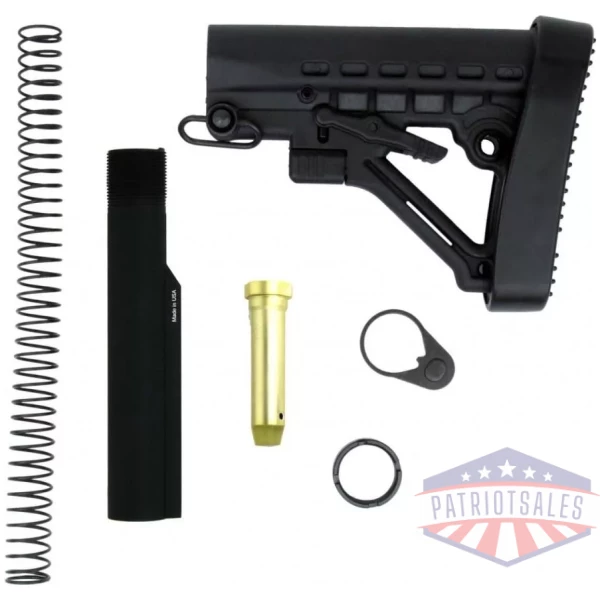 Tacfire AR-15 Mil Spec Buffer Tube Kit with QD Attachments