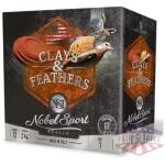 Nobel Sport Clays & Feathers Shotshells 12ga 2-3/4" 1oz 1300 fps #8 25/ct