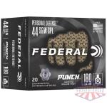 Federal Punch Handgun Ammunition .44 S&W 180 gr JHP 20/ct