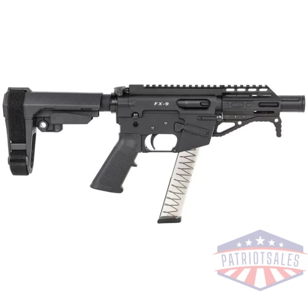 Freedom Ordnance FX9P Pistol 9mm 31/rd 4" Barrel Black