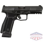 Arex Delta Gen 2 L OR Handgun 9mm Luger 17(1)&19(1)rd Magazines 4.5" Barrel Black