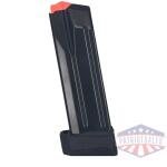 Global Ordnance Handgun Magazine for Arex Delta M 9mm Luger 15/rd with +2 Ext