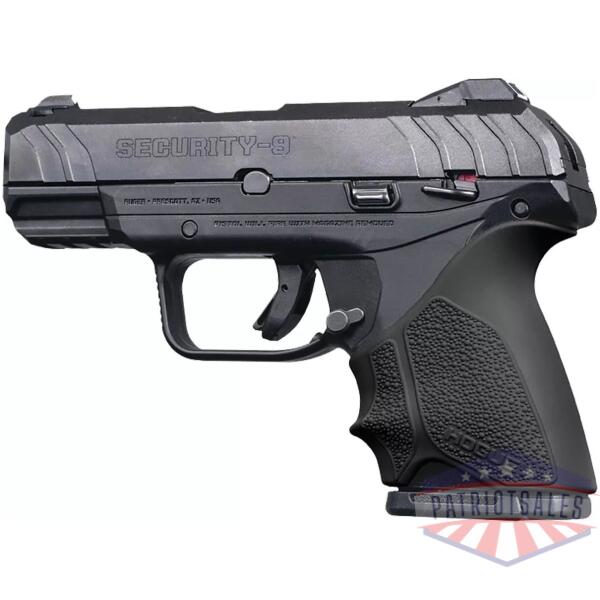 Hogue HandAll Beavertail Grip Sleeve Ruger Security 9 Compact - Black