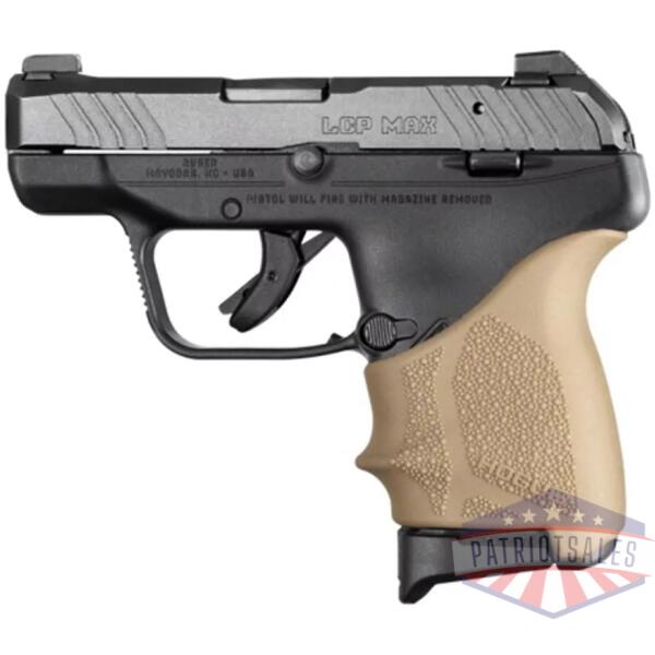Hogue HandAll Beavertail Grip Sleeve Ruger LCP Max FDE