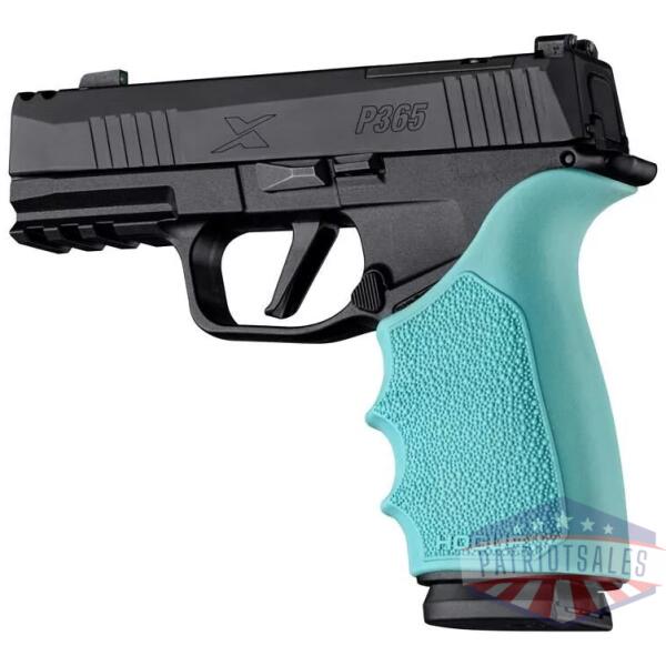Hogue HandAll Beavertail Handgun Grip Sleeve for Sig Sauer P365 XMacro Aqua