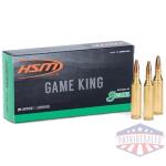 HSM GameKing Rifle Ammunition .250 Savage 100gr SP 2900 fps 20/ct