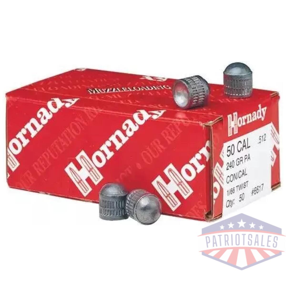 Https3a2f2fmedia. Chattanoogashooting. Com2fimages2fproduct2fho66172fho6617-2 - hornady 50 cal 240 gr pa conical muzzleloader bullets 50/round box - https3a2f2fmedia. Chattanoogashooting. Com2fimages2fproduct2fho66172fho6617 2