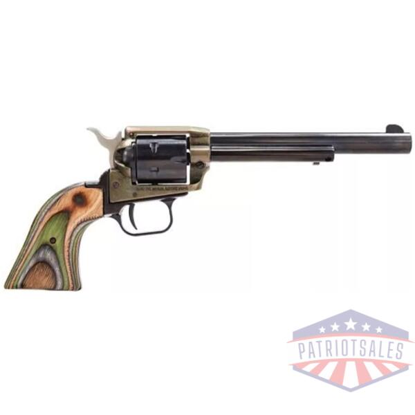 Heritage Rough Rider .22LR 6rd Capcity 6.5" Barrel Case Hardend Camo Laminate