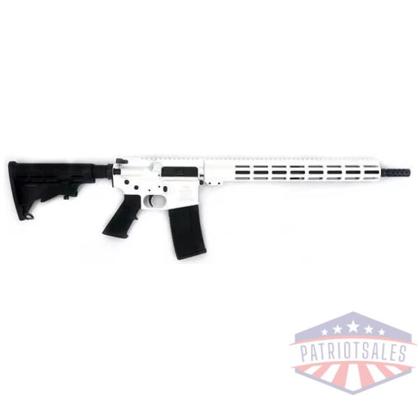GLFA AR-15 Rifle .223 Wylde 30rd Magazine 16" Nitride Barrel White Frame