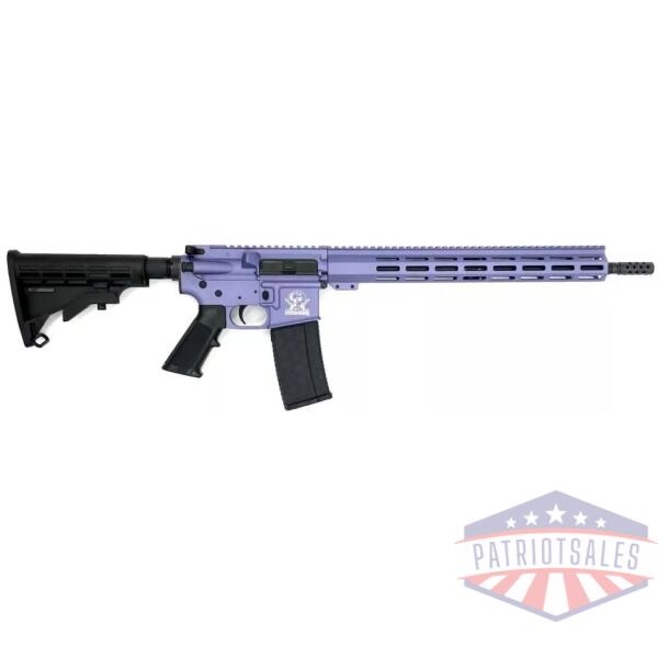 GLFA AR-15 Rifle .223 Wylde 10rd Magazine 16" Threaded Barrel Wild Orchid with 15.25" Handguard CA Compliant