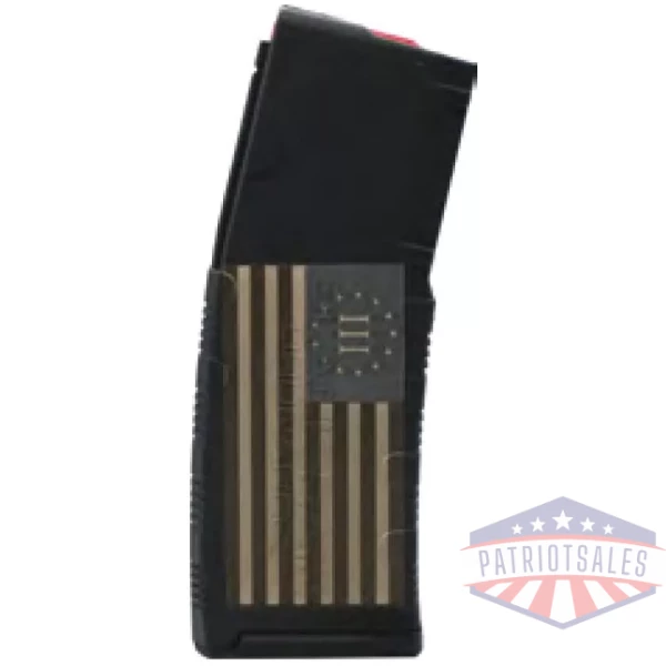 Black Rain Ordnance 3 Percent American Flag Rifle Magazine 5.56x45 NATO 30/rd