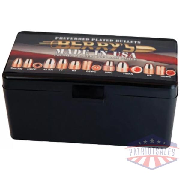 Berry's Preferred Plated Pistol Bullets 9mm .356" 147 gr RN 250/ct