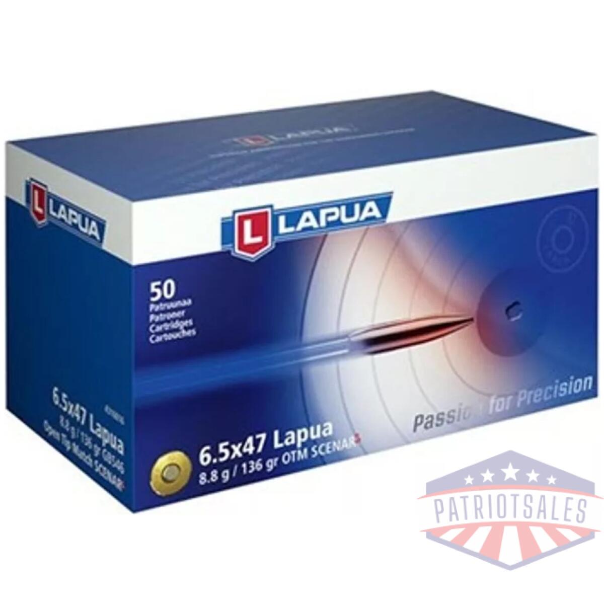 Https3a2f2fmedia. Chattanoogashooting. Com2fimages2fproduct2flp43160162flp4316016. Webp - lapua rifle ammo 6. 5x47 136 gr scenar-l otm bx/50 - https3a2f2fmedia. Chattanoogashooting. Com2fimages2fproduct2flp43160162flp4316016