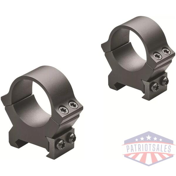 Leupold 2-Piece Precision-Fit PRW2 Weaver-Style Permanent Rings 1" Low - Matte Black