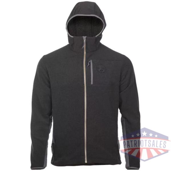 Make Ready Full Zip Hooded Fleece Iron Gray 3XL