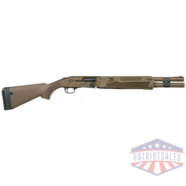 Mossberg 940 Pro Thunder Ranch Shotgun 12ga 7rd Capacity 18.5'' Barrel Optic-Ready FDE/Patriot Brown