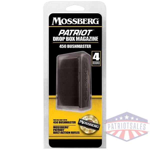 Mossberg Patriot Bolt Action Rifle Magazine Black .450 Bushmaster 4/rd
