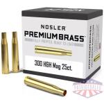 Nosler Unprimed Brass Rifle Cartridge Cases 25/ct .300 H&H