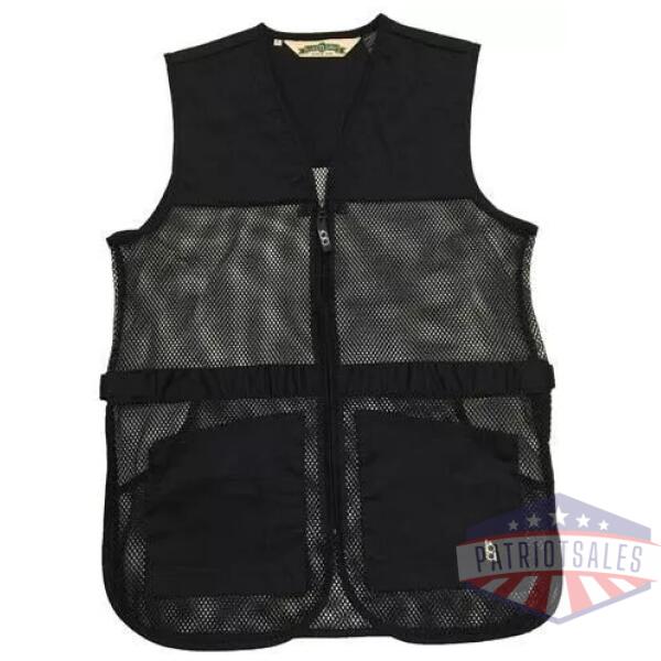Bob Allen Full Mesh Dual Pad Shooting Vest Black M