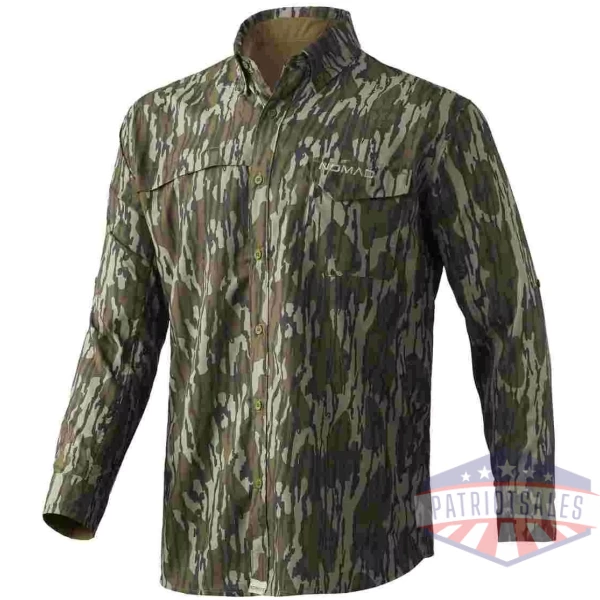 Nomad Stretch-Lite Long Sleeve Shirt Mossy Oak Bottomland L