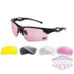 Smith & Wesson M&P Harrier Shooting Glasses Half Frame with Interchangeable Lens