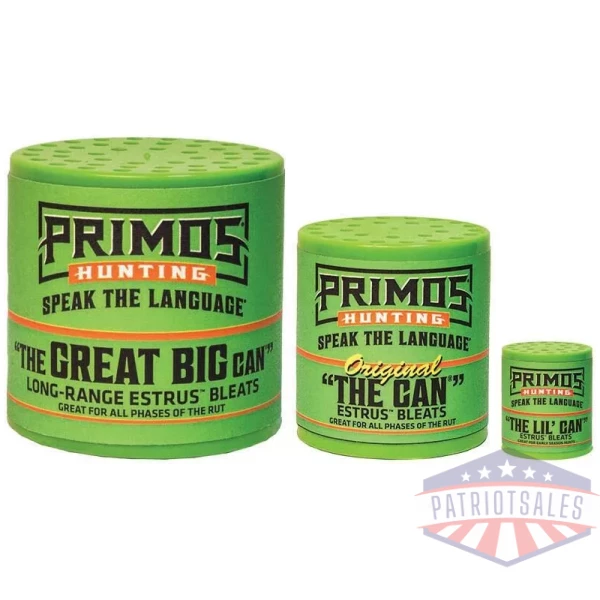 Primos The Can Family Pack w/Lil Original & Great Big Can's Deer Call