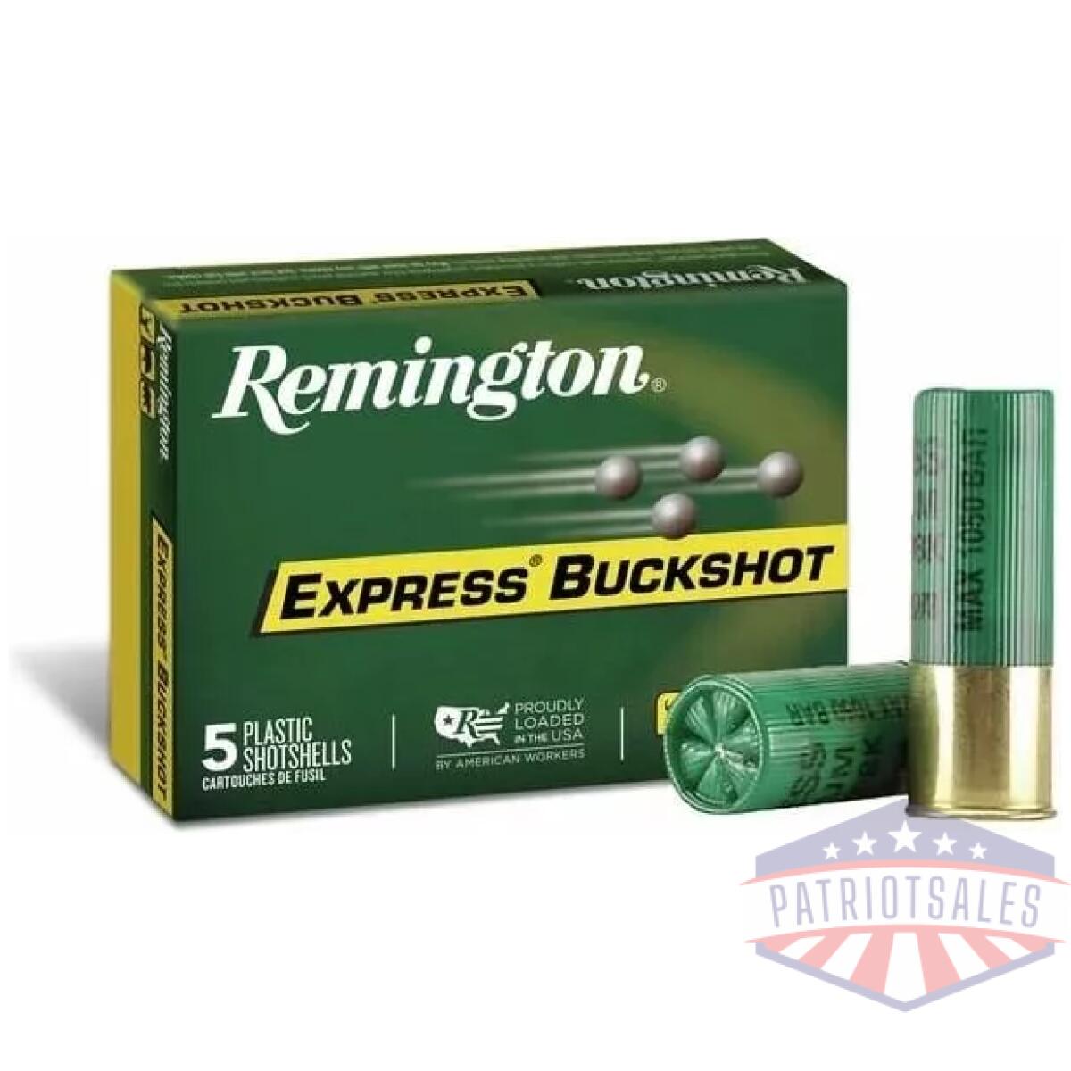 Https3a2f2fmedia. Chattanoogashooting. Com2fimages2fproduct2frt206262frt20626-1 - remington express buckshot shotgun ammo 12 ga 2 3/4" 3 3/4 dr 27 plts #4b 1325 fps 5/ct - https3a2f2fmedia. Chattanoogashooting. Com2fimages2fproduct2frt206262frt20626 1