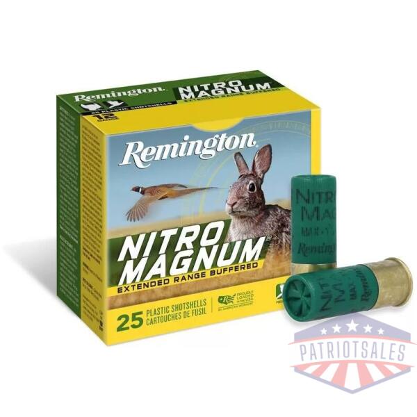 Remington Nitro Magnum Shotshells 12 ga 2-3/4 in 1-1/2 oz #2 1260 fps 25/ct