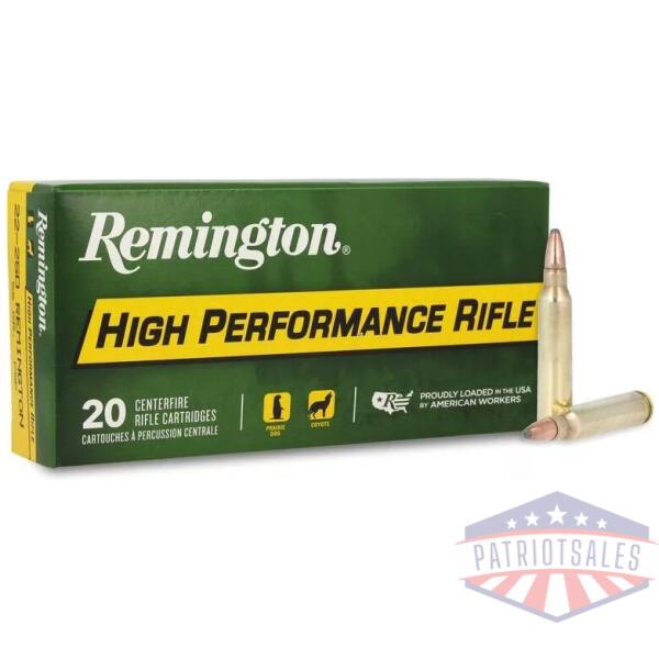 Remington High Performance Rifle Ammunition .223 Rem 55 gr PSP 3240 fps 20/ct