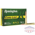 Remington Core-Lokt Rifle Ammunition 7x64mm Brenneke 140 gr PSP 2950 fps 20/ct