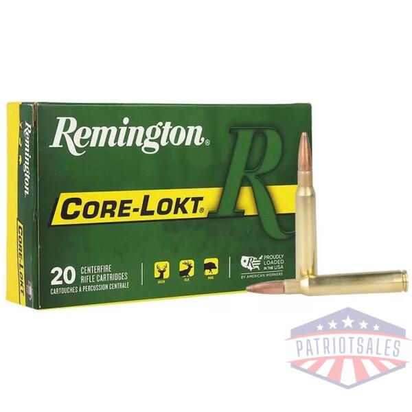 Remington Core-Lokt Rifle Ammunition 7x64mm Brenneke 140 gr PSP 2950 fps 20/ct