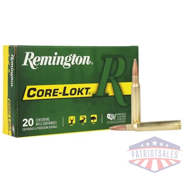 Remington Core-Lokt Rifle Ammunition 7x64mm Brenneke 140 gr PSP 2950 fps 20/ct