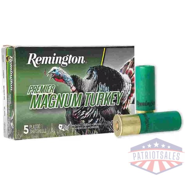 Remington Premier Magnum Turkey Loads 12 ga 3 in 2 oz #4 1175 fps 5/ct
