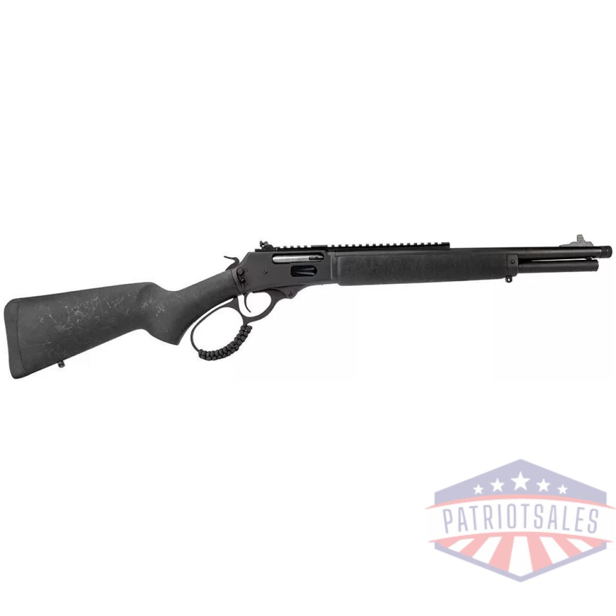 Rossi r95 trapper triple black lever action rifle. 357 mag/. 38 spl 8rd capacity 16. 5" threaded barrel black wood stock - image 1