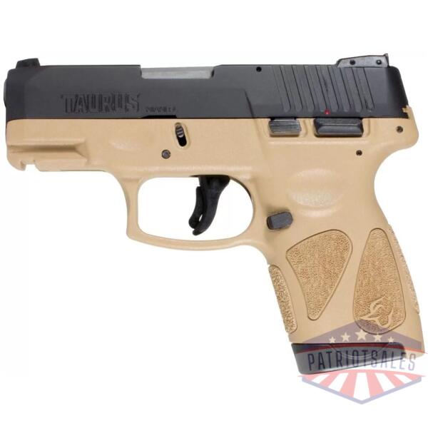 Taurus G2S 9mm Luger 7rd Magazine 3.2" Barrel Black Slide/FDE Grip